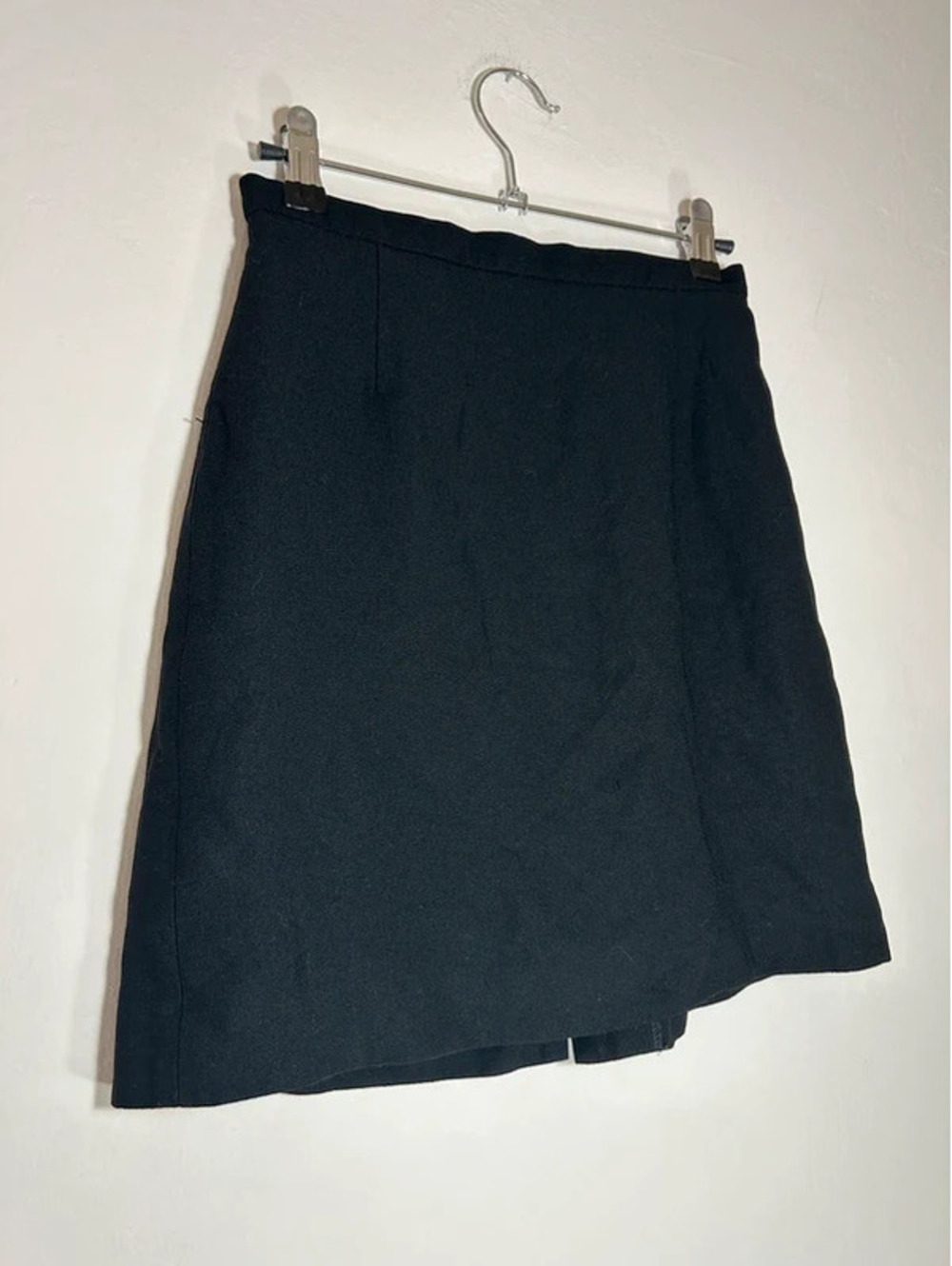 Y2K Bebe Black Mini Skirt with Slit
